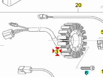 Statore completo Aprilia RS125 AP0295670