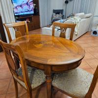 Tavolo con 4 sedie CANTIERO