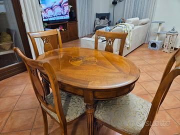 Tavolo con 4 sedie CANTIERO