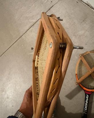 2 Racchette Tennis Vintage in Legno