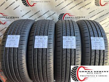 4 PNEUMATICI 215/65 R17 HANKOOK ESTIVE SEMINUOVE