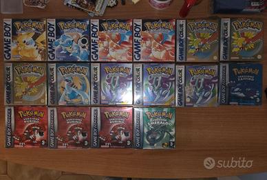 Lotto 16 Giochi Pokemon GBC GBA
