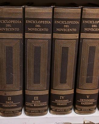 Treccani enciclopedia del 900 con tre supplementi