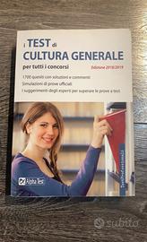 I TEST DI CULTURA GENERALE per tutti i concorsi