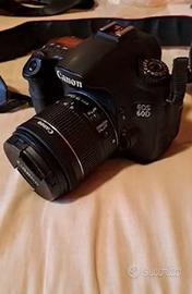 Canon EOS 60D + obiettivo + batterie + custodia
