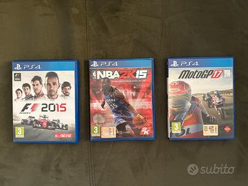 Lotto 3 giochi PS4