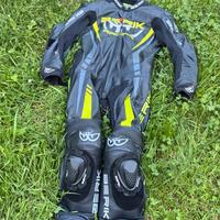 Tuta moto intera in pelle Berik 2.0 Tg. 52