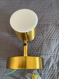 Applique LED Oro 9W Luce Calda 3500K Orientabile