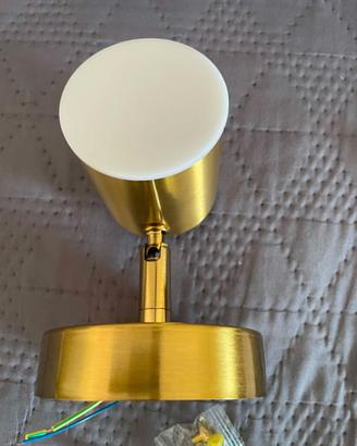 Applique LED Oro 9W Luce Calda 3500K Orientabile