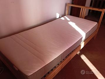 Struttura letto singolo + materasso