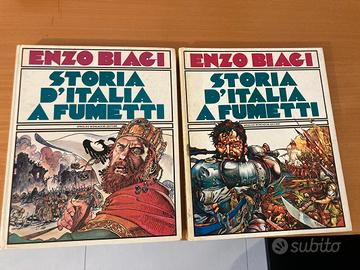 Storia d'Italia a Fumetti Enzo Biagi 2 volumi