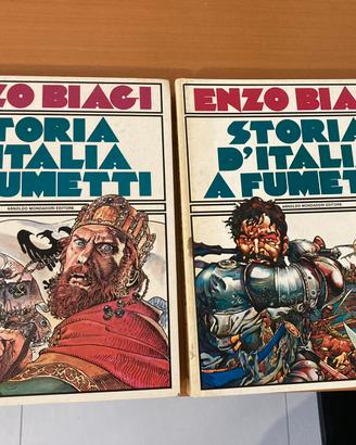 Storia d'Italia a Fumetti Enzo Biagi 2 volumi