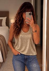 Top canotta Lurex