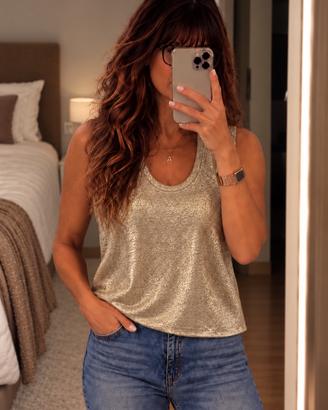 Top canotta Lurex