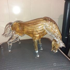 Cavallo in Vetro di Murano – Soffiato a Mano con P