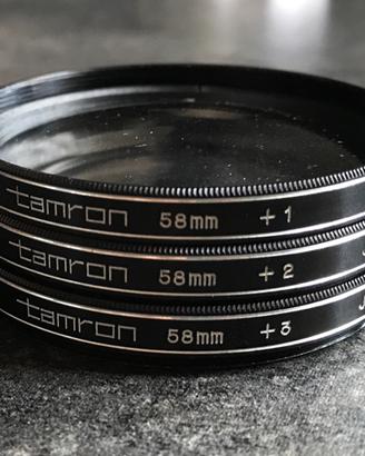 Kit close-up Macro Tamron diametro 58mm NUOVO