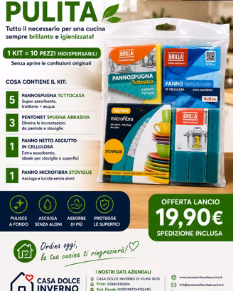 Accessori Da cucina Pulita Spugne e Panni
