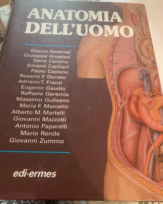 Libri anatomia dell’uomo