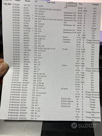 GANASCE SUZUKI E KAWASAKI VB309 VESRAH