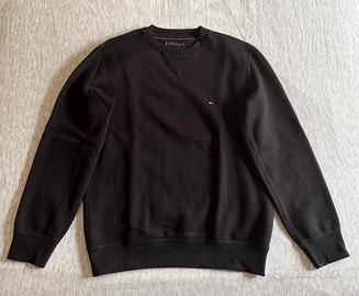 Felpa Tommy Hilfiger Essential Crewneck Nera -  S