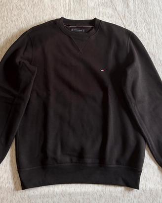 Felpa Tommy Hilfiger Essential Crewneck Nera -  S
