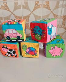 cubetti morbidi per i neonati 