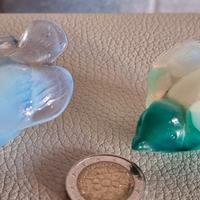 Murano coppia uccellini Archimede SEGUSO anni 30 