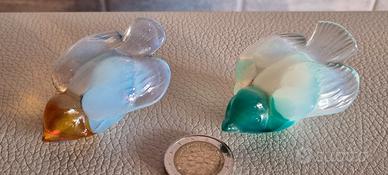 Murano coppia uccellini Archimede SEGUSO anni 30 