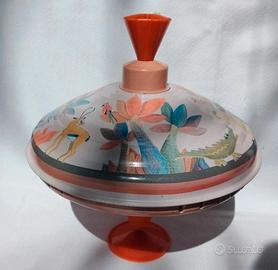 trottola in latta Egmont toys tema giungla 