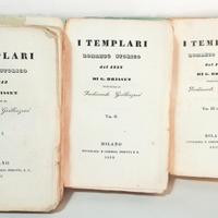 I TEMPLARI ROMANZO STORICO DEL 1313 - BRISSET 1838