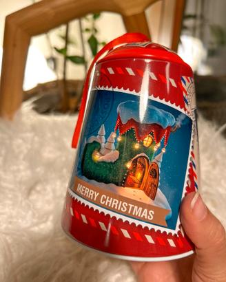 scatola natalizie in metallo