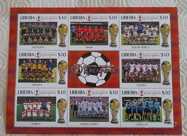 Francobolli Mondali di Calcio 2002 e Grande Torino