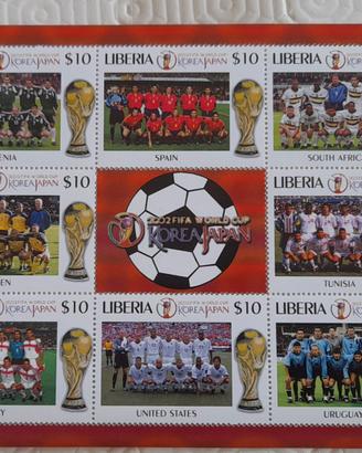 Francobolli Mondali di Calcio 2002 e Grande Torino