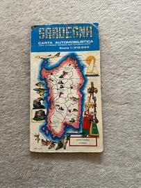 Cartina mappa Sardegna
