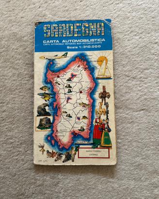 Cartina mappa Sardegna