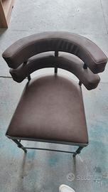 4 Sedie design moderno - Struttura metallo