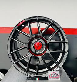 CERCHI IN LEGA 500 ABARTH TITANIO LUCIDO FONDMETAL