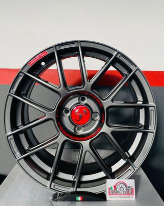 CERCHI IN LEGA 500 ABARTH TITANIO LUCIDO FONDMETAL