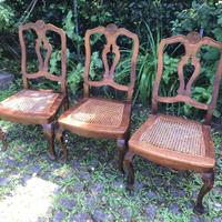 Sedie in legno lavorato seduta paglia vienna