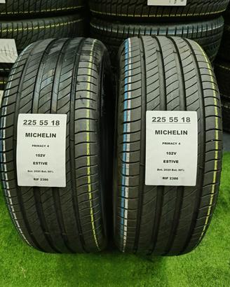 2 GOMME 225 55 18 MICHELIN RIF2386