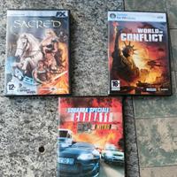 lotto 3 videogiochi PC 