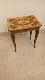 Tavolinetto vintage portagioie porta oggetti