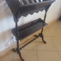 Porta riviste porta giornali Vintage legno