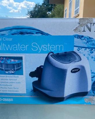 impianto di depurazione a sale per piscina