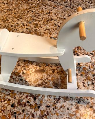 Cavallino a Dondolo in Legno