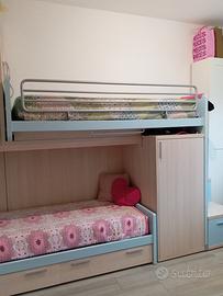  letto e armadio cameretta 