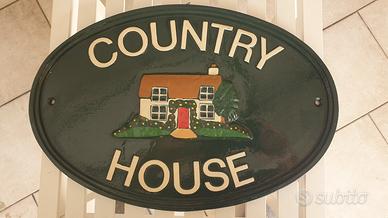 Targa ceramica  vintage 