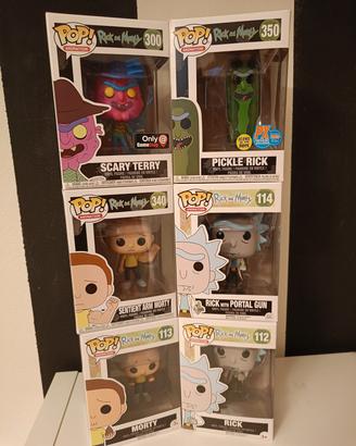 Funko Pop Rick and Morty lotto Bundle , Rick , Mor