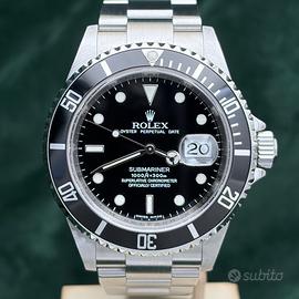 Rolex Submariner Date RRR Card 16610 GARANZIA