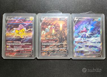 Set Carte Pokemon Suicune Entei Raikou V ITA nm